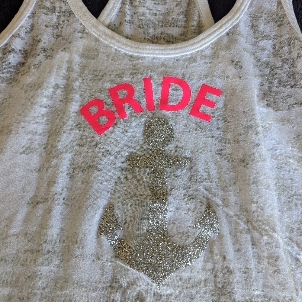 Bride Racerback Tank (Handmade) - Picture 2 of 6